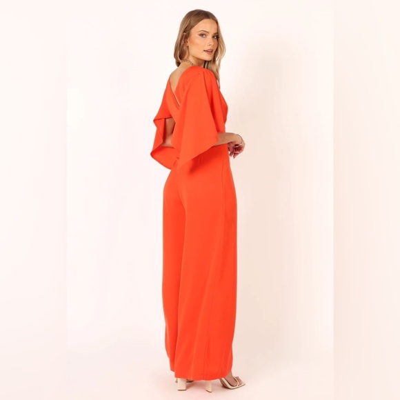 Petal & pup cape ruffle sleeve wide leg jumpsuit nwot - Picture 6 of 8